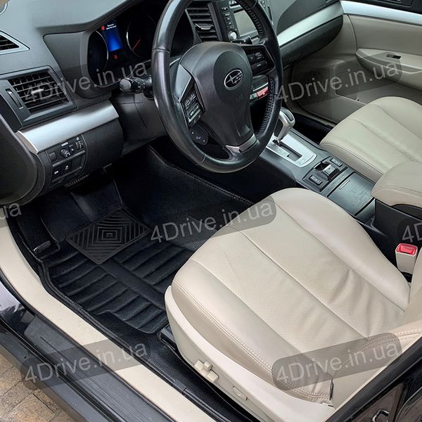 Килимки в салон для Volkswagen Tiguan 1 20011-2015 KM-07 black фото