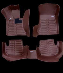 Килимки в салон для BMW 5 F10 RWD 2010-2017 KM-183 brown фото