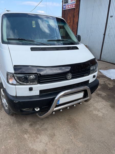 Дефлектор капота (прямые фары) (HIC). Volkswagen T4 Caravelle/Multivan 1990&ndash;2003 гг. fh-vw01 фото