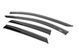 Вітровики з чорним молдингом Niken Luxury (4 шт).Seat Leon 2013-2020 гг. 069st040201 фото 1