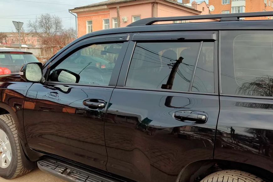 Вітровики 8 см (4 шт, HIC). Toyota Land Cruiser Prado 150 2009-2023 рр. t103 фото
