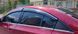 Вітровики з хромованим молдингом (4 шт., Sunplex Chrome). Chevrolet Cruze 2009-2015 рр. plus1003001 фото 2