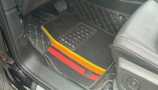 Килимки в салон Audi Q3 2019- Екотекстиль  (/ST-93 gold) ST-93 фото