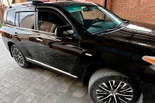 Вітровики з хромованим молдингом (4 шт, Niken). Toyota Highlander 2008-2013 рр. 047ty280201 фото