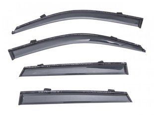 Вітровики вікон (дефлектори) SUN VISORS з декоративною вставкою Mazda CX-5 2017+ KL-1908 BLK KL-1908 BLK фото
