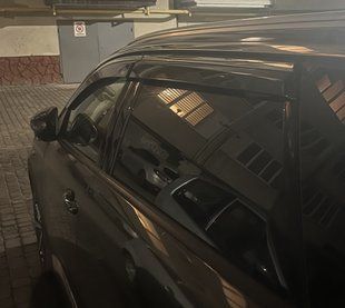 Вітровики з хромованим молдингом (4 шт., Niken). Peugeot 5008 2016-2023 рр. 047pe330201 фото