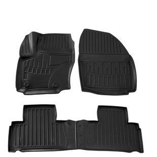 Комплект 3D килимків у салон Ford S-Max (2006-2014) (OWAL clips) Форд 5007134 фото