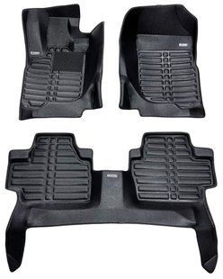 Килимки в салон для Mitsubishi Pajero V80 2006-2021 KM-75 black фото
