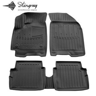 Комплект 3D килимків у салон Chevrolet Aveo (T250) (2005-2011) Шевроле 5002045 фото