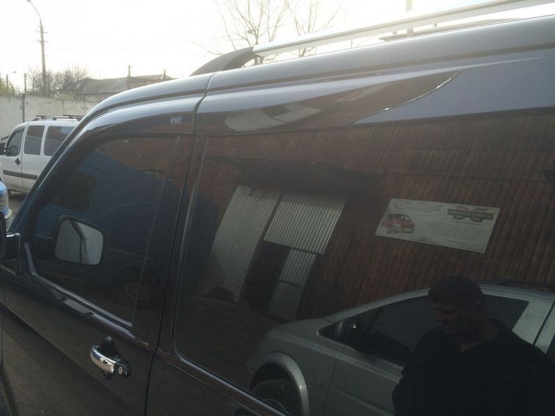 Ветровики на окна (4 шт., Sunplex Sport). Volkswagen T6 2015-2024 гг. sp-s-18 фото