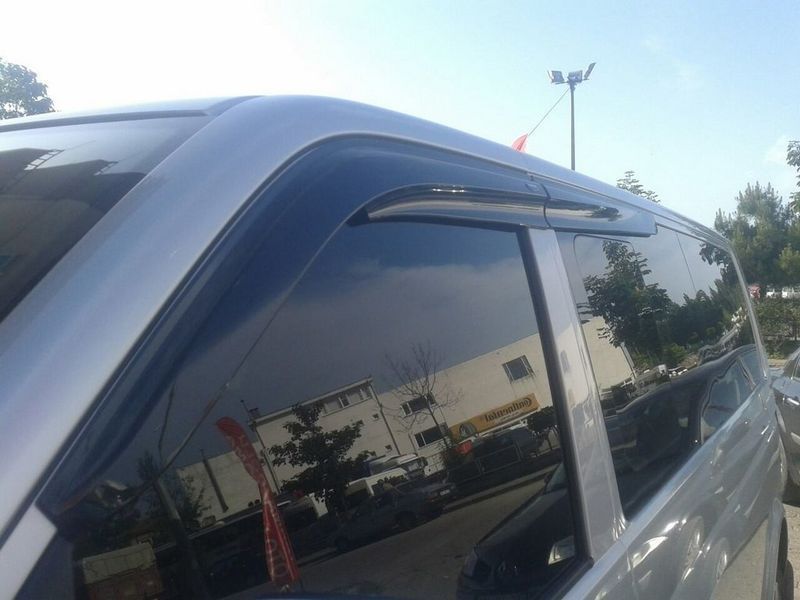 Ветровики на окна (4 шт., Sunplex Sport). Volkswagen T6 2015-2024 гг. sp-s-18 фото