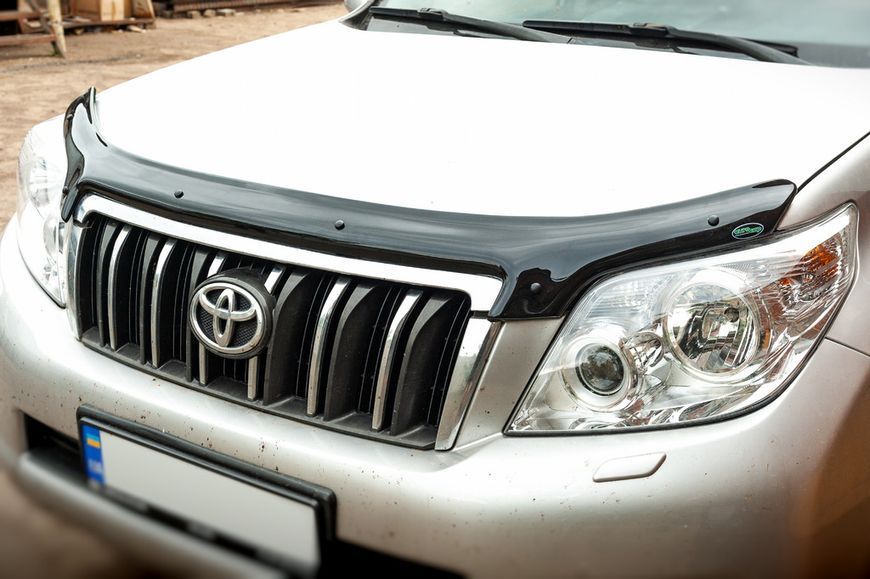 Дефлектор капота 2009-2013 (EuroCap). Toyota Land Cruiser Prado 150 2009-2023 гг. 30781110-010409-30010101 фото
