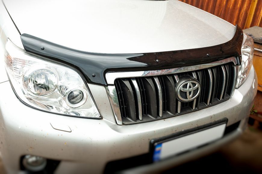 Дефлектор капота 2009-2013 (EuroCap). Toyota Land Cruiser Prado 150 2009-2023 гг. 30781110-010409-30010101 фото