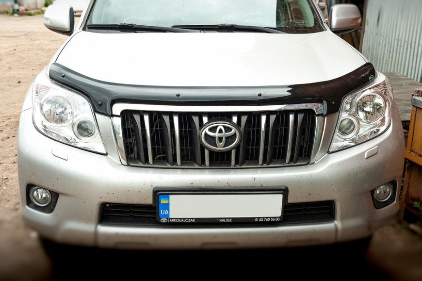 Дефлектор капота 2009-2013 (EuroCap). Toyota Land Cruiser Prado 150 2009-2023 гг. 30781110-010409-30010101 фото