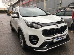 Дефлектор капоту (EuroCap). Kia Sportage 2015-2021 рр. 30430516-010409-30010101 фото