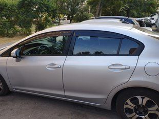 Ветровики на окна (4 шт., Sunplex Sport). Honda Civic Sedan IX 2011-2016 гг. sp-s-23 фото