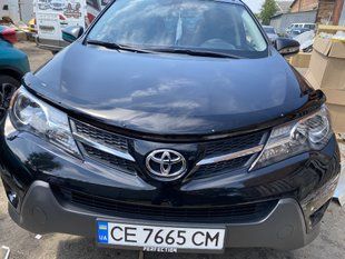 Дефлектор капоту (HIC). Toyota Rav 4 2013-2018 рр. fh-t119 фото