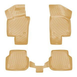 Коврики в салон для Volkswagen Jetta 2005-2011 бежевые Rizline S-3809 BEIGE фото