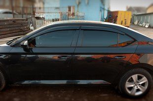 Ветровики SD (4 шт., Sunplex Sport). Skoda Superb 2015-2024 гг. sp-s-116 фото