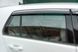 Ветровики с хромированным молдингом HB (4 шт, Niken). Volkswagen Golf 7/E-Golf 2012-2020 гг. 047vw020201 фото 5