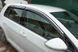 Ветровики с хромированным молдингом HB (4 шт, Niken). Volkswagen Golf 7/E-Golf 2012-2020 гг. 047vw020201 фото 4