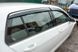 Ветровики с хромированным молдингом HB (4 шт, Niken). Volkswagen Golf 7/E-Golf 2012-2020 гг. 047vw020201 фото 1