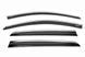 Ветровики с хромированным молдингом HB (4 шт, Niken). Volkswagen Golf 7/E-Golf 2012-2020 гг. 047vw020201 фото 3