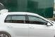 Ветровики с хромированным молдингом HB (4 шт, Niken). Volkswagen Golf 7/E-Golf 2012-2020 гг. 047vw020201 фото 10