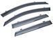 Вітровики вікон (дефлектори) SUN VISORS з хромом MITSUBISHI OUTLANDER 2007-2013 KL-933 фото 1