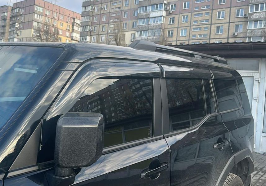 Ветровики Niken Luxury (6 шт). Toyota Land Cruiser Prado 250 2023- гг. btyldfj2024 фото
