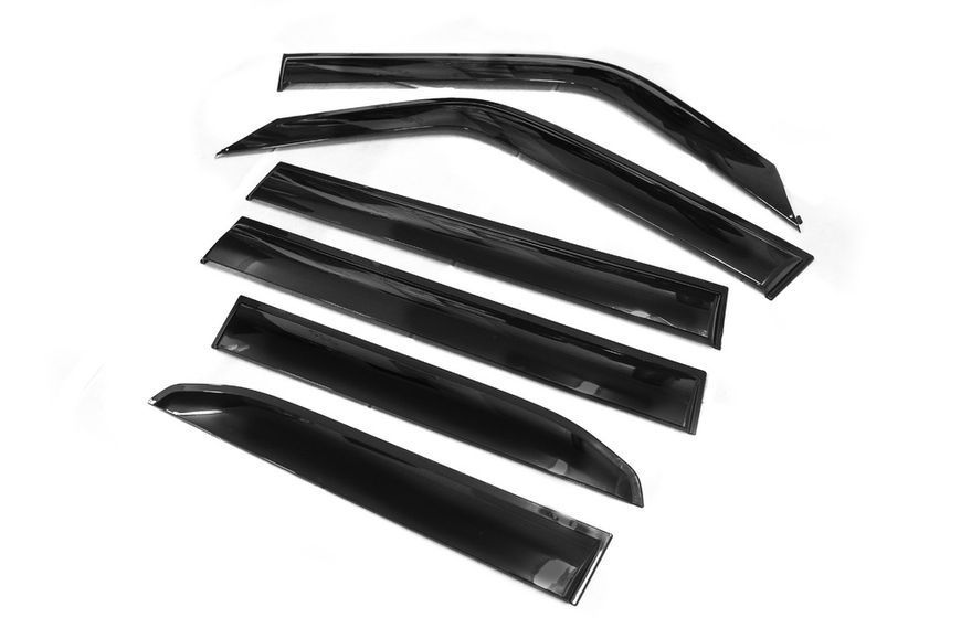 Ветровики Niken Luxury (6 шт). Toyota Land Cruiser Prado 250 2023- гг. btyldfj2024 фото