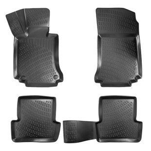 Коврики в салон для Mercedes C-Class W204 2007-2014, Rizline S-2017 фото