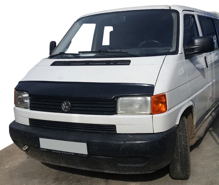 Дефлектор капота (прямые фары) (EuroCap V2). Volkswagen T4 Caravelle/Multivan 1990&ndash;2003 гг. 8078k071es фото