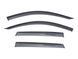 Вітровики вікон (дефлектори) SUN VISORS з декоративною вставкою PEUGEOT 3008 2016- KL-2103-1 BLK фото 1