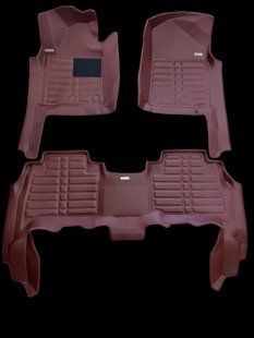 Коврики в салон для Toyota Land Cruiser 200 2007-2021 KM-59 brown фото