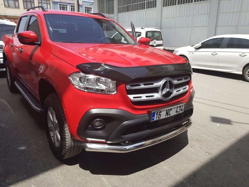 Дефлектор капоту (EuroCap). Mercedes X class 2017-2020 рр. 5486k035 фото