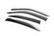 Вітровики з хромованим молдингом Niken Luxury (4 шт).Mercedes E-сlass W210 1995-2002 гг. bbzec9502-w/s фото 1