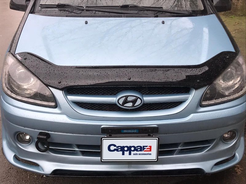 Дефлектор капота 2006+ (EuroCap). Hyundai Getz 2002- гг. 30360206-010409-30010101 фото