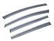 Вітровики вікон (дефлектори) SUN VISORS з хромом Peugeot 3008 2009- KL-998 фото 1