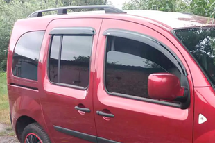 Ветровики на окна (4 шт, HIC). Renault Kangoo 2008&ndash;2020 гг. ren25 фото
