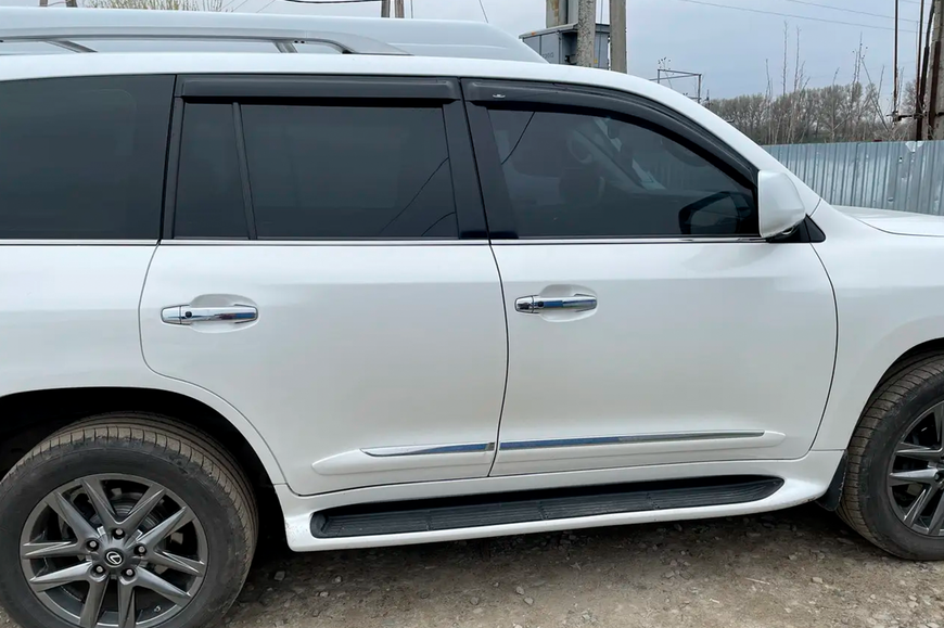Ветровики 8см (4 шт, HIC). Toyota Land Cruiser 200 2007-2021 гг. t58 фото