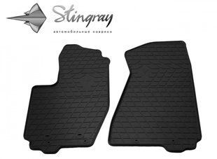 Передні автомобильные Гумові Килимки (2 шт) для Jeep Grand Cherokee (WK) (2005-2010) Джип 1046062 фото