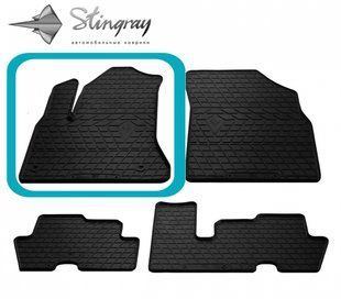 Гумовий Килимок в авто Передній лівий на Citroen C4 Picasso (2006-2013) Ситроен 1003054 ПЛ фото