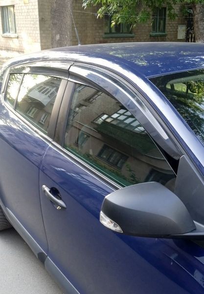 Вітровики HB (4 шт., Sunplex Sport). Renault Megane III 2009-2016 рр. sp-s-20 фото