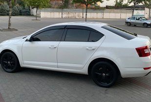 Вітровики LiftBack (4 шт., Sunplex Sport). Skoda Octavia III A7 2013-2019 рр. sp-s-115 фото