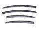 Вітровики вікон (дефлектори) SUN VISORS з декоративною вставкою SKODA FABIA 2015- KL-1610 BLK фото 1