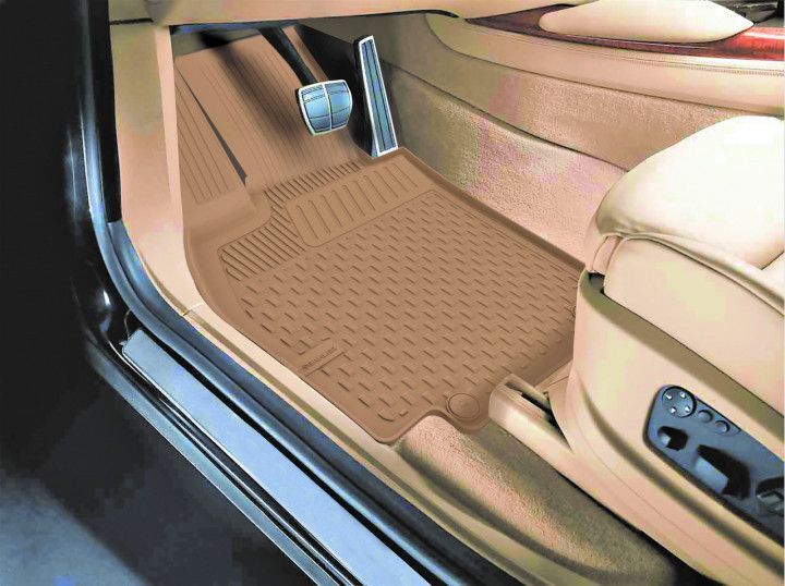 Килимки в салон для Volkswagen Jetta 6 2010-2019,бежеві Sahler VW-09B фото