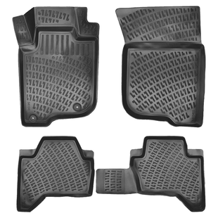 Коврики в салон для Mitsubishi L200 / Triton 2015-2019/2019-, Rizline S-8309 фото