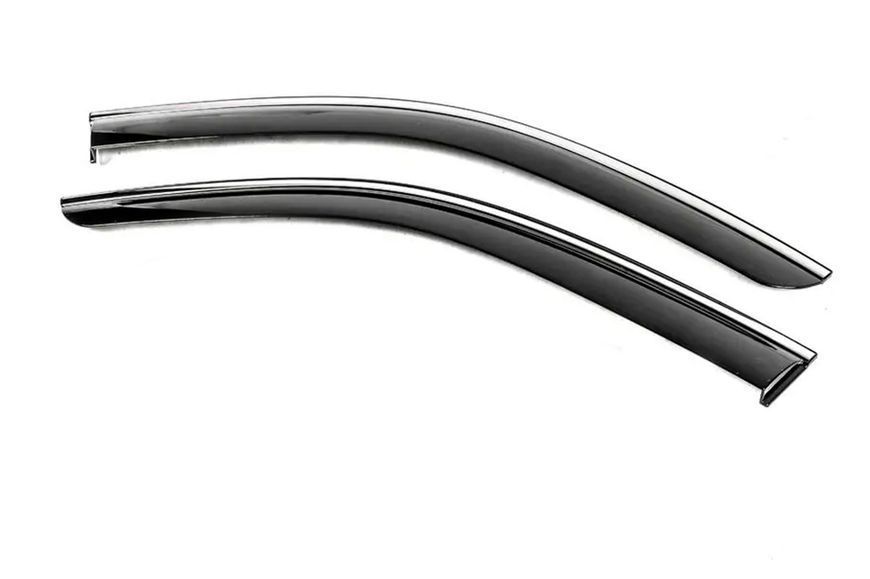 Вітровики з хромованим молдингом Niken Luxury (2 шт).Mercedes GLE/ML сlass W166 2011-2018 гг. bbzge1219-2pc-w/s фото