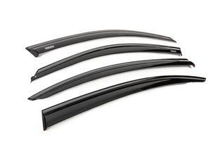 Вітровики з чорним молдингом Niken Luxury (4 шт).BMW 3 серия F30/F31 2012-2019 гг. 069bw080201 фото